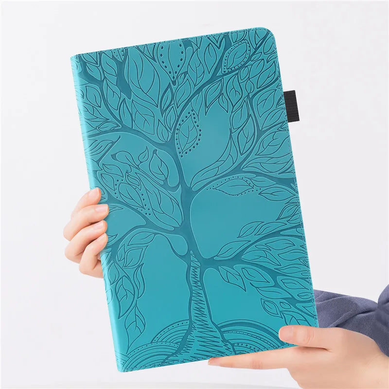 Tablet Funda For Honor Pad X9 Case 11.5 inch Embossed Tree Flip Wallet Stand Case For Honor Pad X9 X 9 Case Cover Coque 11.5"