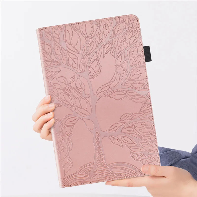 Tablet Funda For Honor Pad X9 Case 11.5 inch Embossed Tree Flip Wallet Stand Case For Honor Pad X9 X 9 Case Cover Coque 11.5"