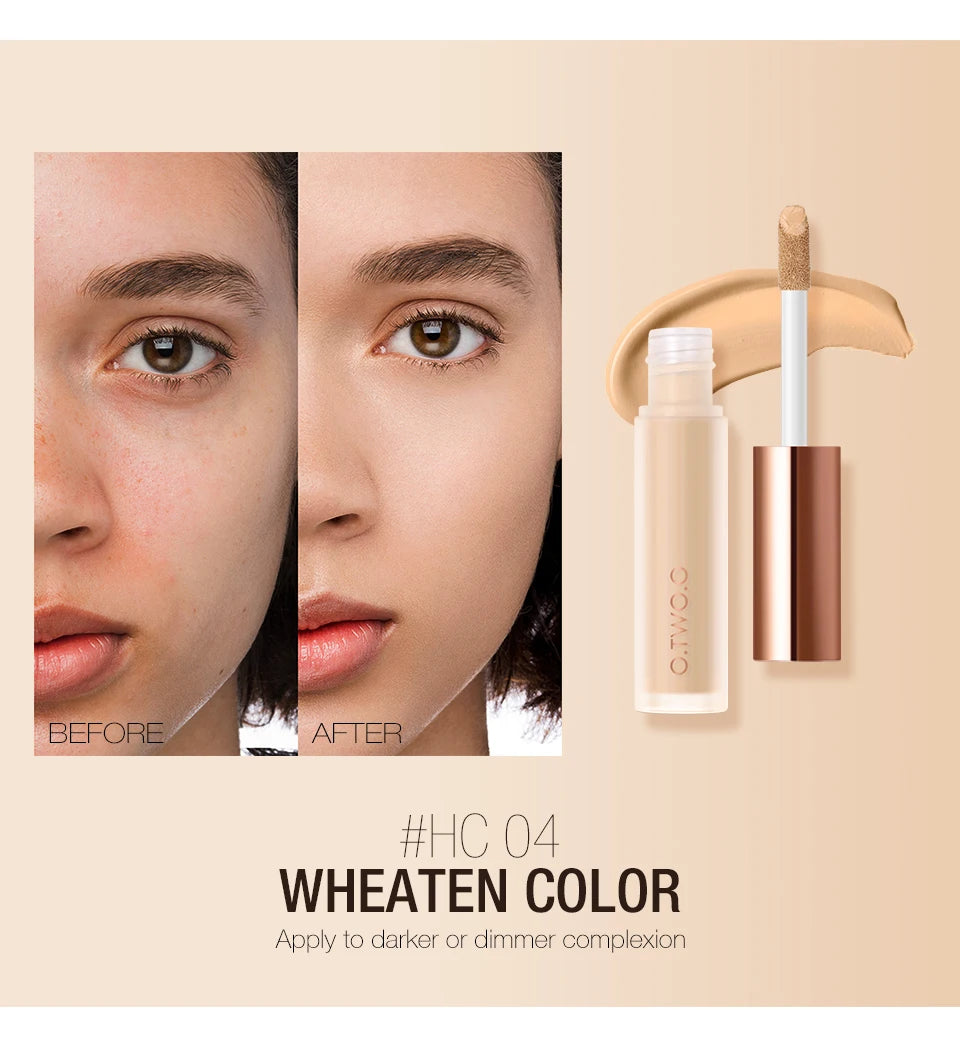 O.TWO.O Makeup Face Concealer Full Coverage Long Lasting Waterproof Liquid Base Eye Dark Circles Concealer