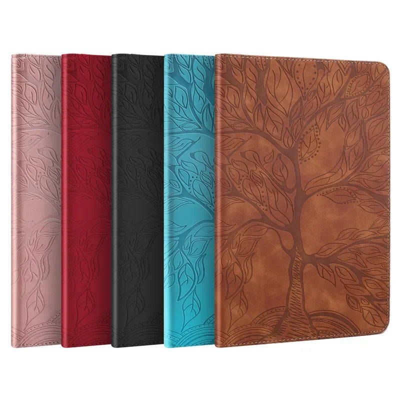 Tablet Funda For Honor Pad X9 Case 11.5 inch Embossed Tree Flip Wallet Stand Case For Honor Pad X9 X 9 Case Cover Coque 11.5"