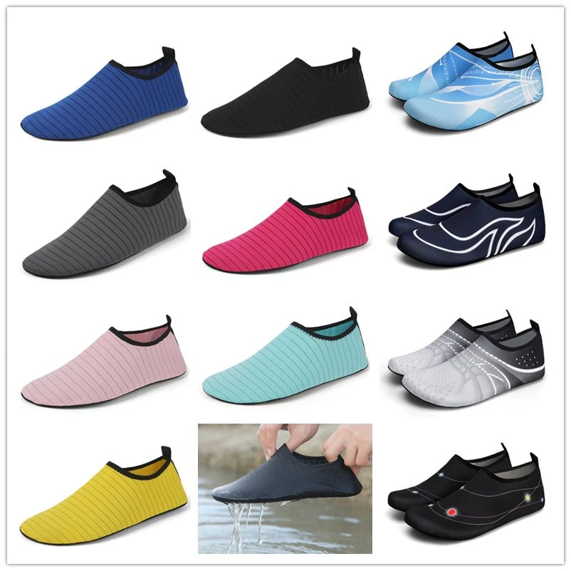 Women Aqua Shoes Men Light Soft Beach Yoga Sock Barefoot Slip On Sport Swimming Diving Water Shoes Quick Dry Unisex Sneaker New