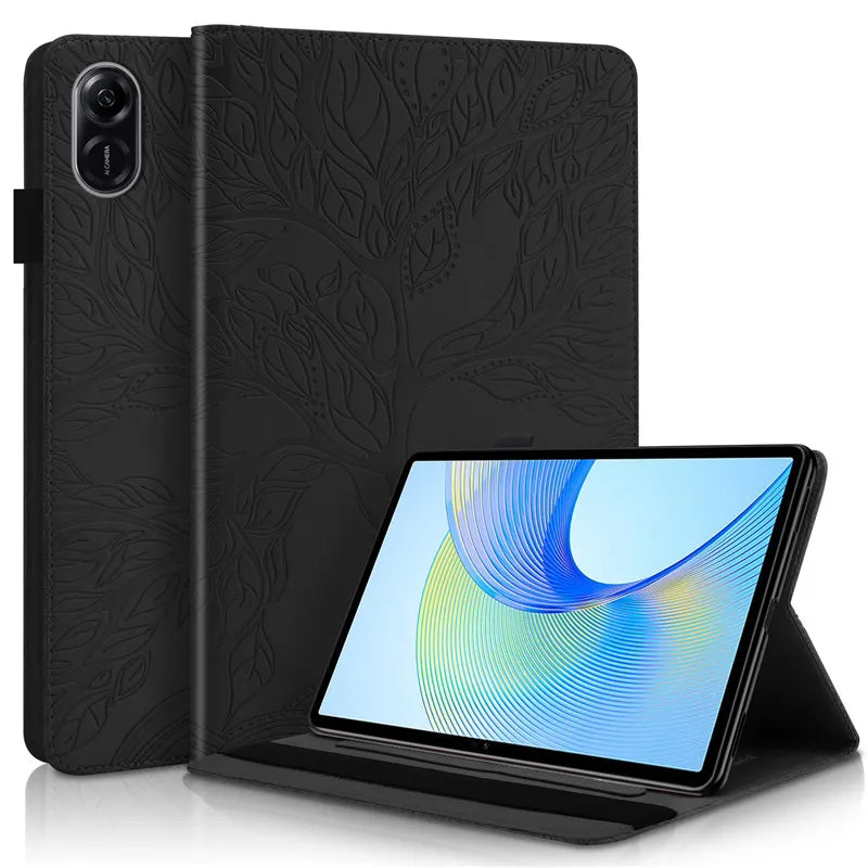 Tablet Funda For Honor Pad X9 Case 11.5 inch Embossed Tree Flip Wallet Stand Case For Honor Pad X9 X 9 Case Cover Coque 11.5"